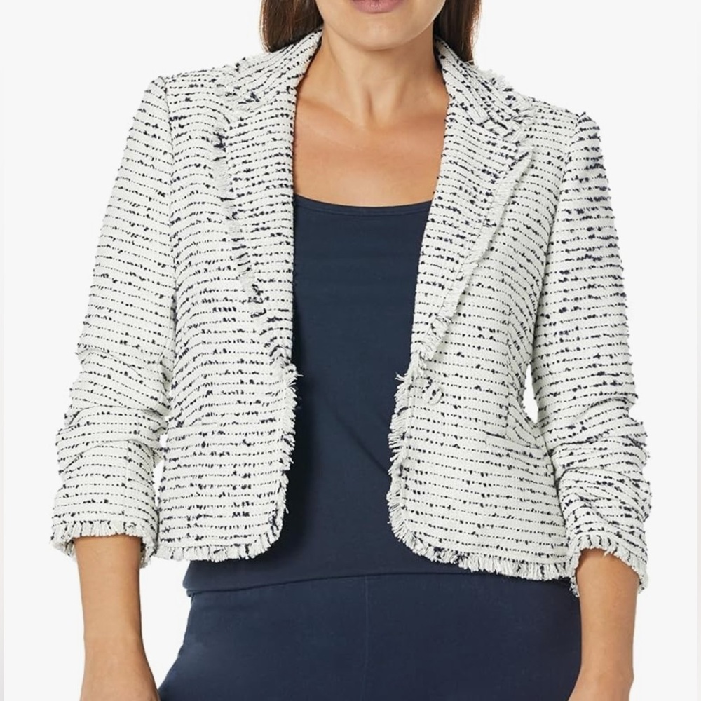 Cinq A Sept Khloe Le Petit Tweed Blazer